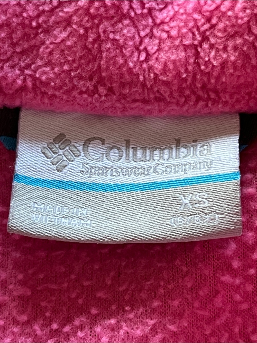 Columbia Hot Pink Full-Zip Fleece Jacket - Picture 2 of 2